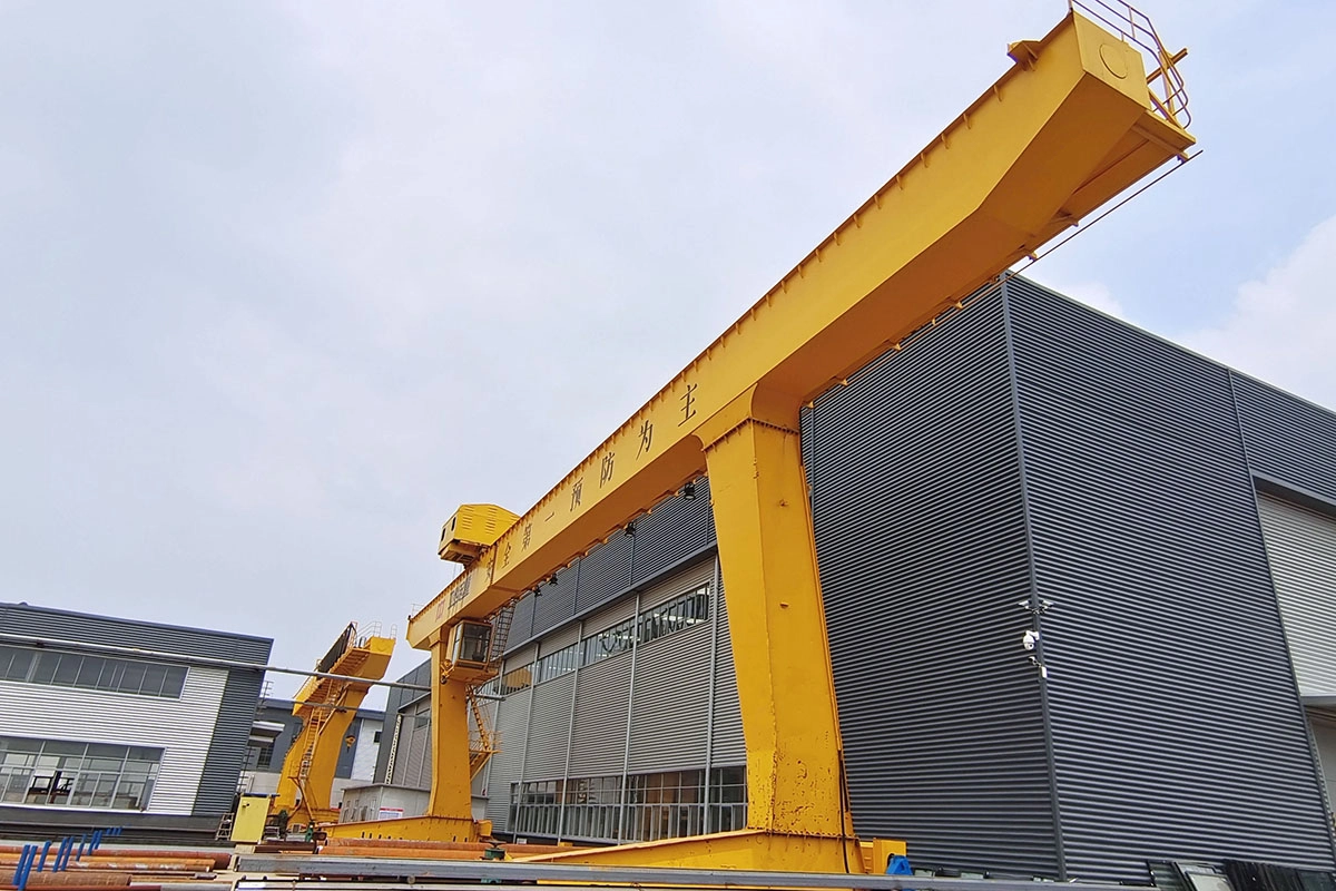 L-Type Gantry Crane With Electric Hoist-4