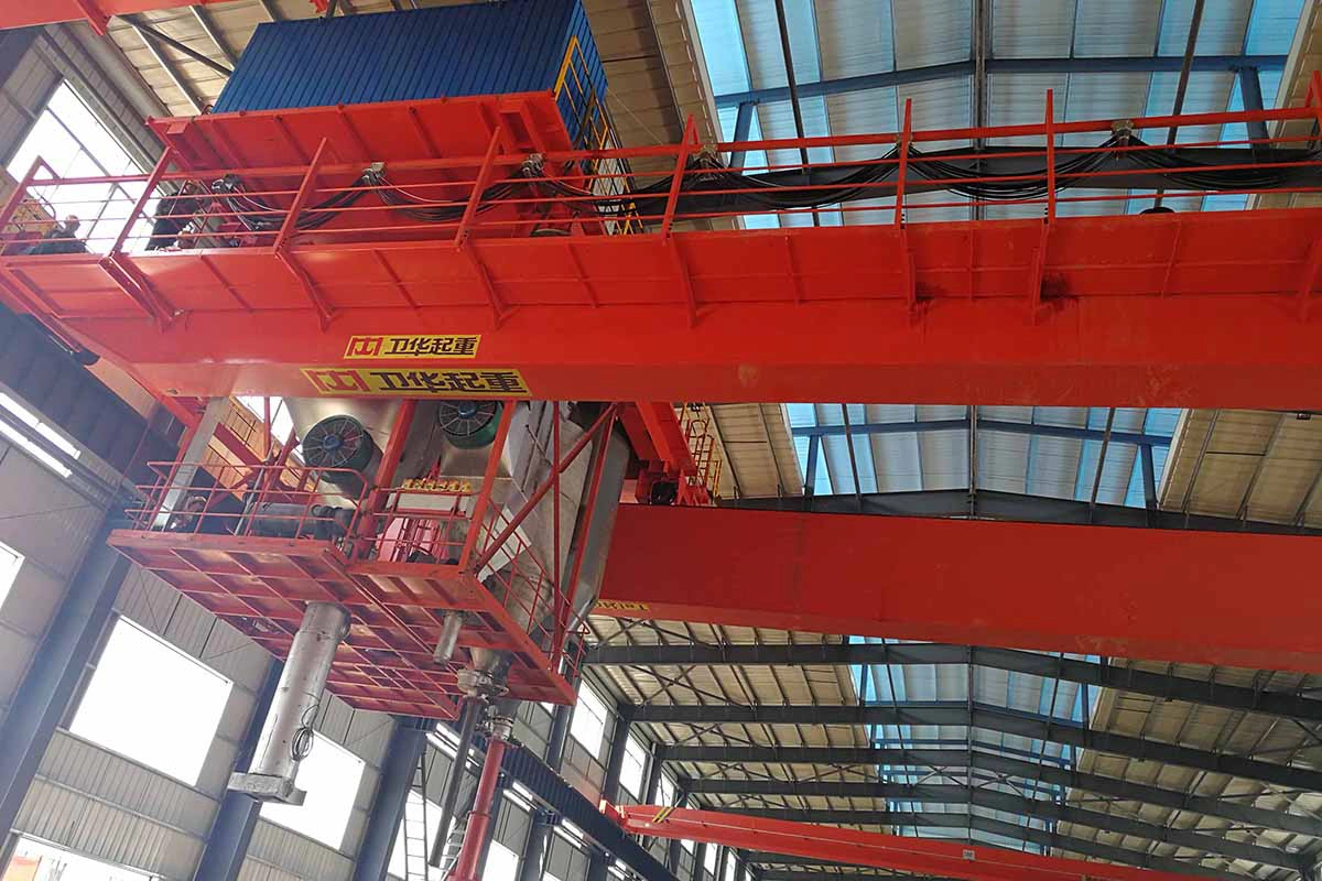 Gantry crane engineering view