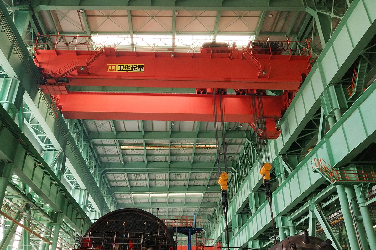 100 Ton Double Girder Hook Overhead Crane
