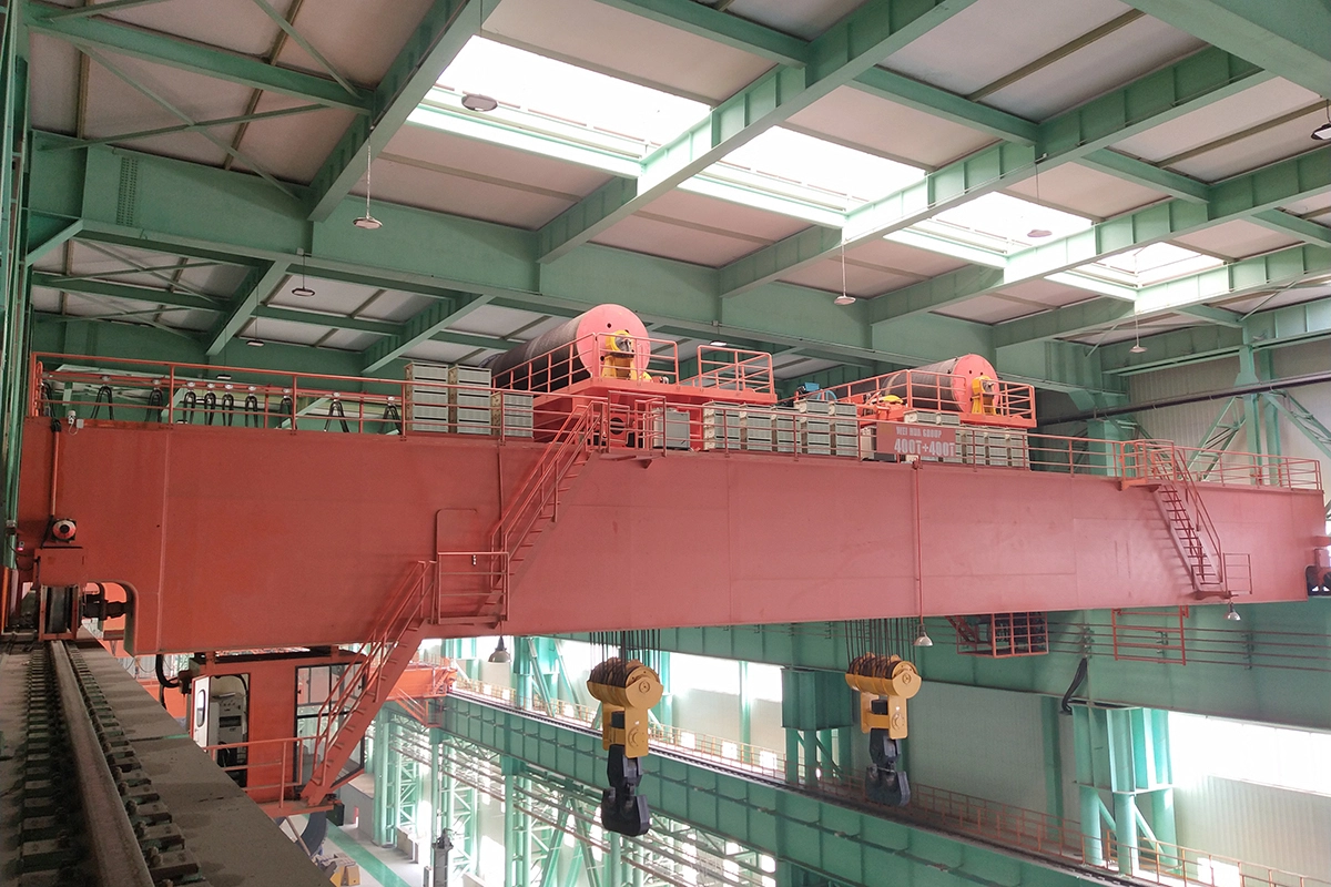 Gantry crane engineering view