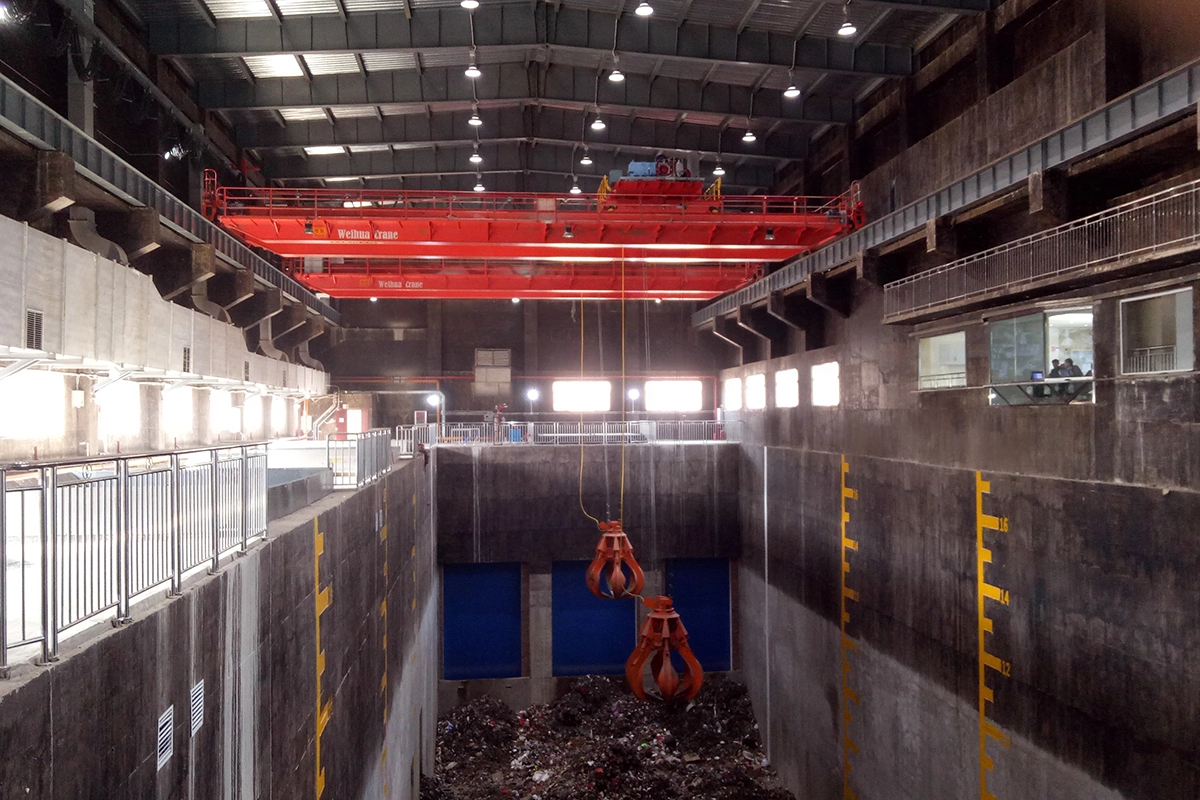 QZ Grab Overhead Crane for Waste Handling-4