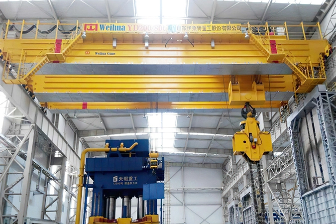 Gantry crane engineering view