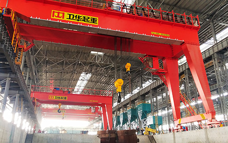 Gantry crane engineering view
