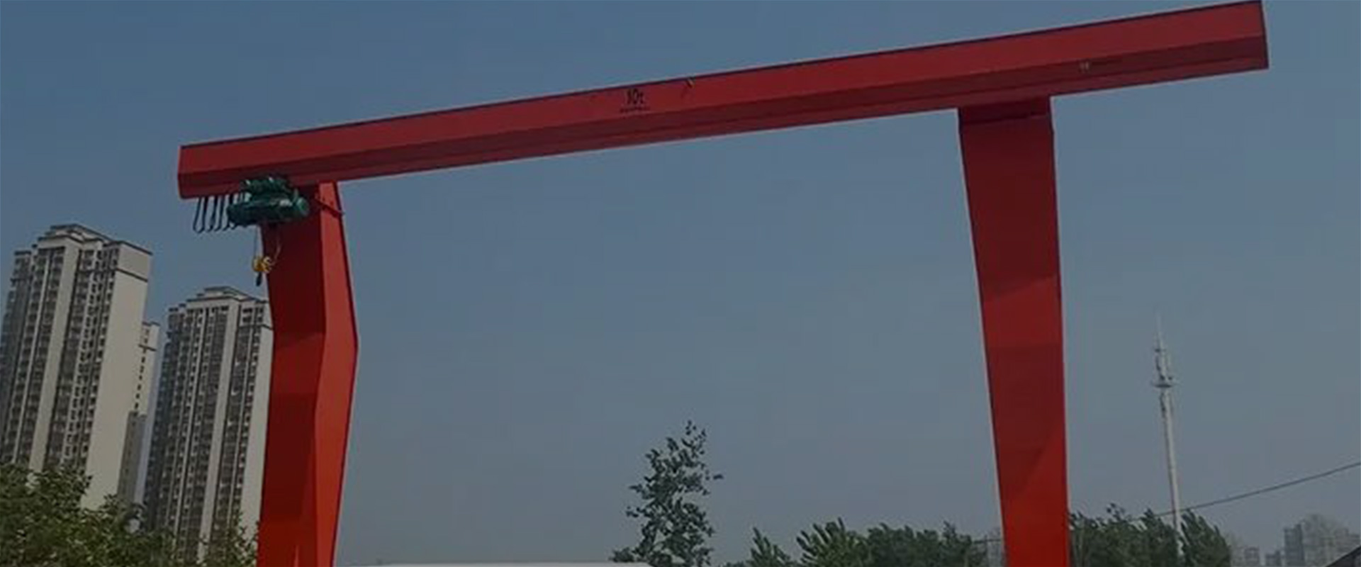 L-Type Gantry Crane With Electric Hoist