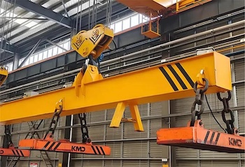 QC Electromagnetic Overhead Crane in Vietnam Steel Plant